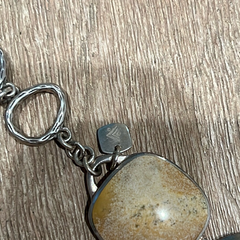 Silpada Blue and Gray Stone Bracelet - Picture 4 of 6